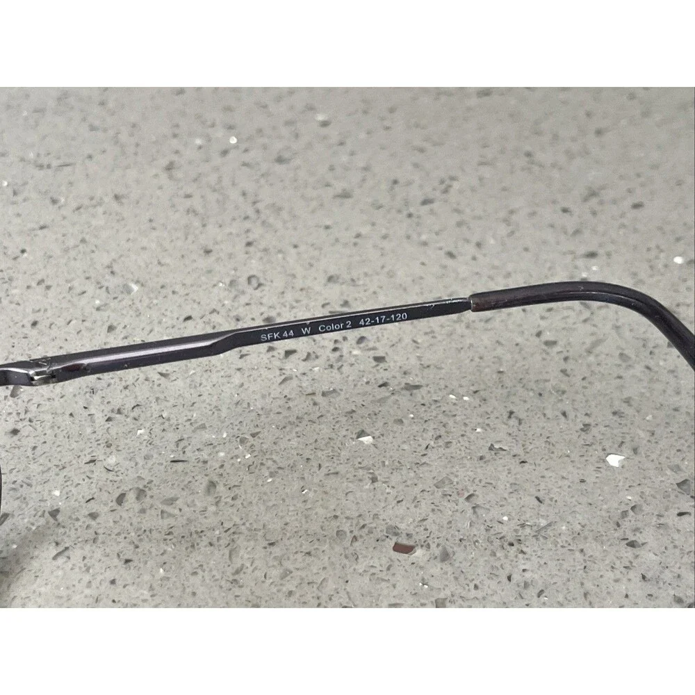 SUPERFLEX SFK 44 EYEGLASSES FRAMES ONLY 42-17-120 W Color 2 full rim gray navy